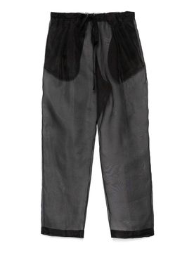 Khaite Pantaloni di seta Trenton