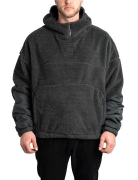 Metal Signature Teddy Hoodie Grey XL Herren