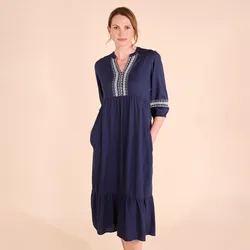 Nomads Embroidered Viscose Dress