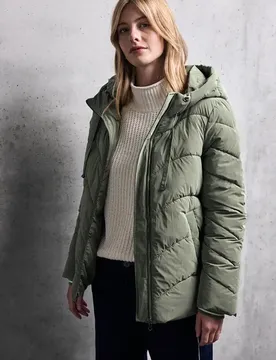 Street One Jacke mit Wellen-Steppung female Grün