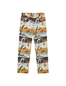 Dreamscape Double Scoop Denim Pant - Multi