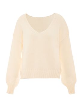 Sookie Jersey blanco lana