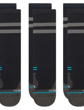 Calzini Crew Franchise Ul 3 Paia Black EU 38-42