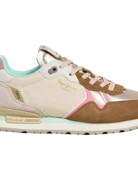 Sneaker Brit Glen Caramel Beige EU 40 - Pepe jeans - FashionsVida