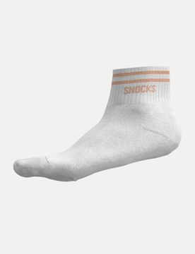 Sneaker Socken aus Bio-Baumwolle Weiß 43-46