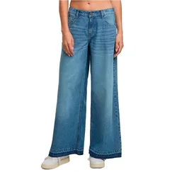 Jeans Tb7712 Wide Leg Mid Deep Blue Washed 33