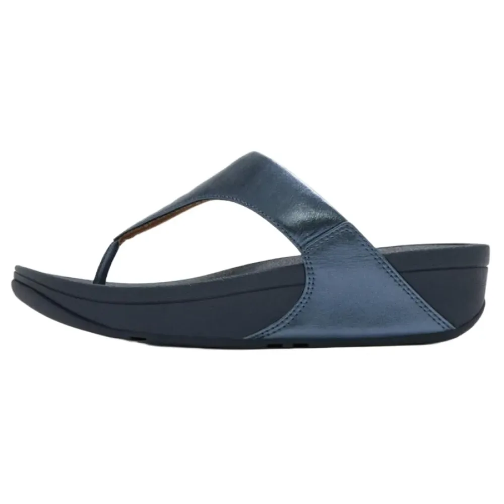 Sandali Lulu Toe Post Metallic Cosmic Blue EU 39 - Fitflop - FashionsVida