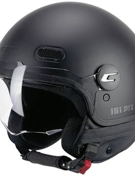 Casco Moto Jet 191A PIX MONO Nero opaco sagomata taglia 2XL