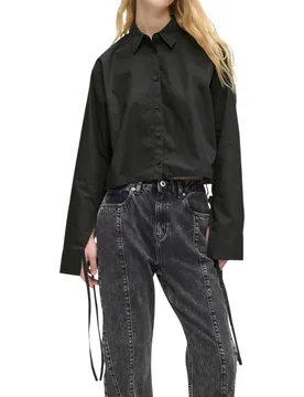 Damen Hemd Schwarz 507678