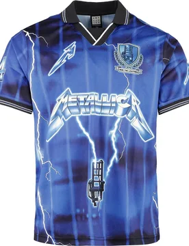 Trikot - Lightning Rock FC - M bis 5XL - für Männer - Größe M - blau - Lizenziertes Merchandise! - Männer - male - Metallica - FashionsVida