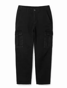 Pantalon cargo patchwork BLACK 28 male - Desigual - FashionsVida