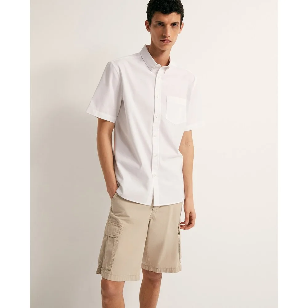 Sfera - Camisa manga corta oxford - Sfera - FashionsVida