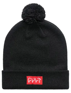 Cult Berrretto Pompom Black