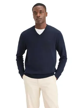 Pull à Col En V Navy Blazer M
