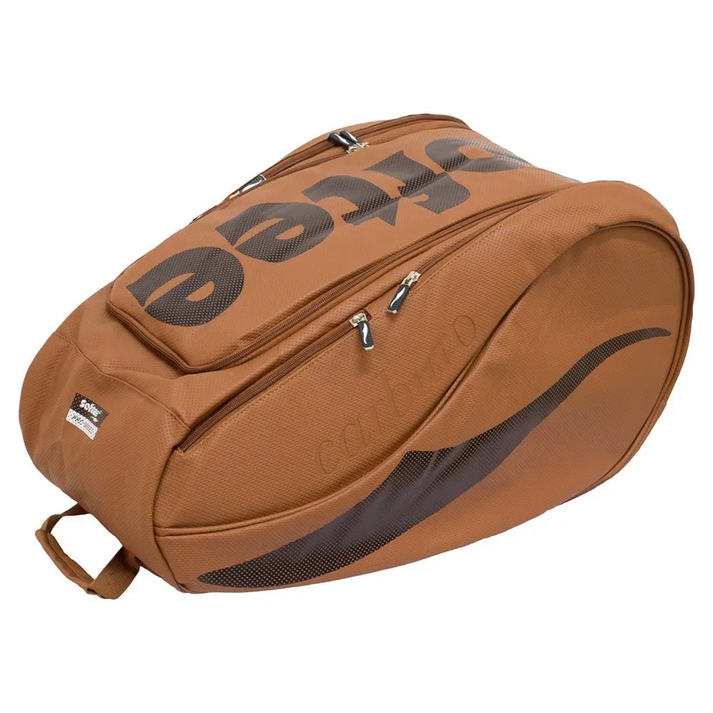Carburo Padel Racket Bag Brown One Size - Softee - FashionsVida