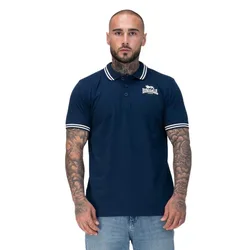 Polo à Manches Courtes Rhodes Dark Navy / Ecru 3XL