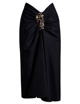 Midi-Rock Damen Marineblau 32,38 Damen