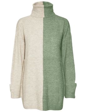 Maglia lunga Lefile beige verde