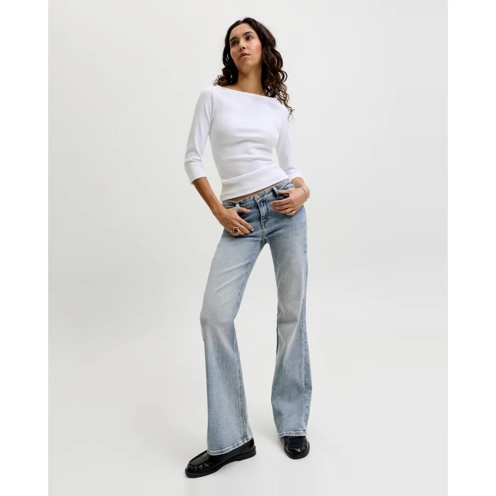 Jack & Jones - Vaquero de mujer bootcut de tiro bajo - jack & jones - FashionsVida