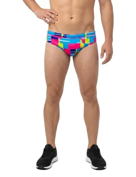 Fts025 Swimming Brief Blok Tok UK 38 Men - Funky Trunks - FashionsVida