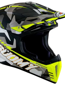 Casco Moto Cross Enduro X-WING Camouflage Opaco Giallo taglia M - Suomy - FashionsVida