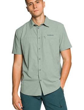 Esera camisa montaña manga corta hombre Gris (S)