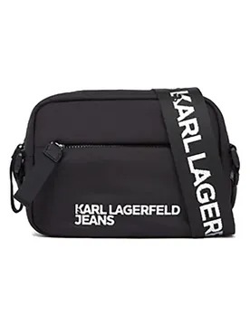 Karl Jeans Borsa A Tracolla Essential Cb Black One size