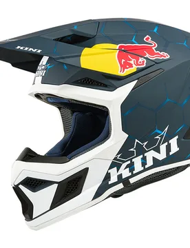 Casco Moto Cross Enduro Kini Red Bull MX3 1.0 Blu Bianco taglia L - Oneal - FashionsVida