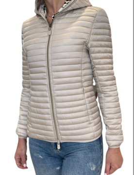 Giubbotto 100 grammi con cappuccio Donna ALEXA Sand Beige