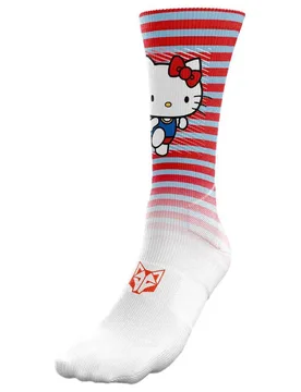 Calzini Hello Kitty Stripes Blue / Red EU 30-34 - OTSO - FashionsVida