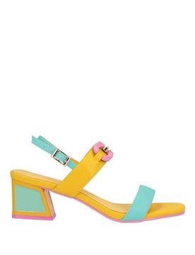 Sandalias Mujer Amarillo 40,41 Mujer