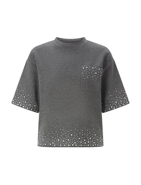 Richroyal Camiseta gris M - Richroyal - FashionsVida