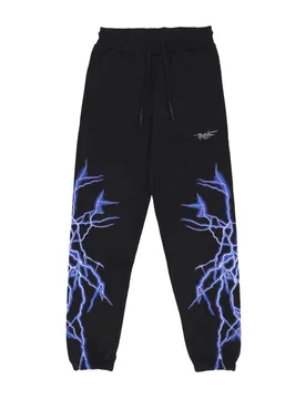 Pantalone Tuta Leggero Uomo New Lightning Pant Black/blue - PHOBIA - FashionsVida
