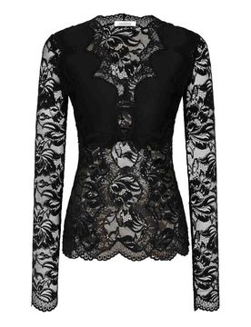 Rabanne Blusa A Maniche Lunghe