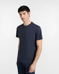 Harmont&blaine t-shirt logo vintage uomo blu