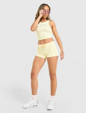 Rib Diamante Tank Top - Damen, Gelb - female - Size: XL - Juicy couture - FashionsVida