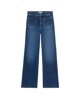 Jeans de pierna ancha LE SLIM PALAZZO azul oscuro 28 - FRAME - FashionsVida