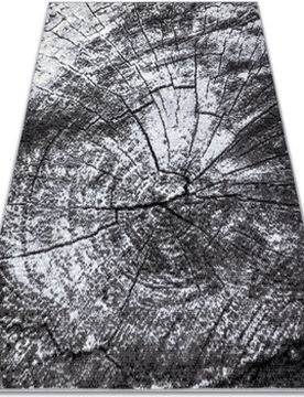 Teppiche Teppich Bcf Morad Pień Baum Holz - 60x110 Cm 60x110 Cm
