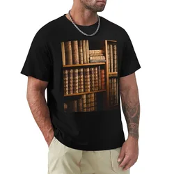 Library Book Shelves T-Shirt Plus Size Short Sleeve T-Shirt