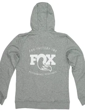 Fox Felpa Con Cappuccio Logo Grey - FOX - FashionsVida