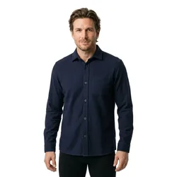 Camicia A Maniche Lunghe 1510568 Navy 2XL