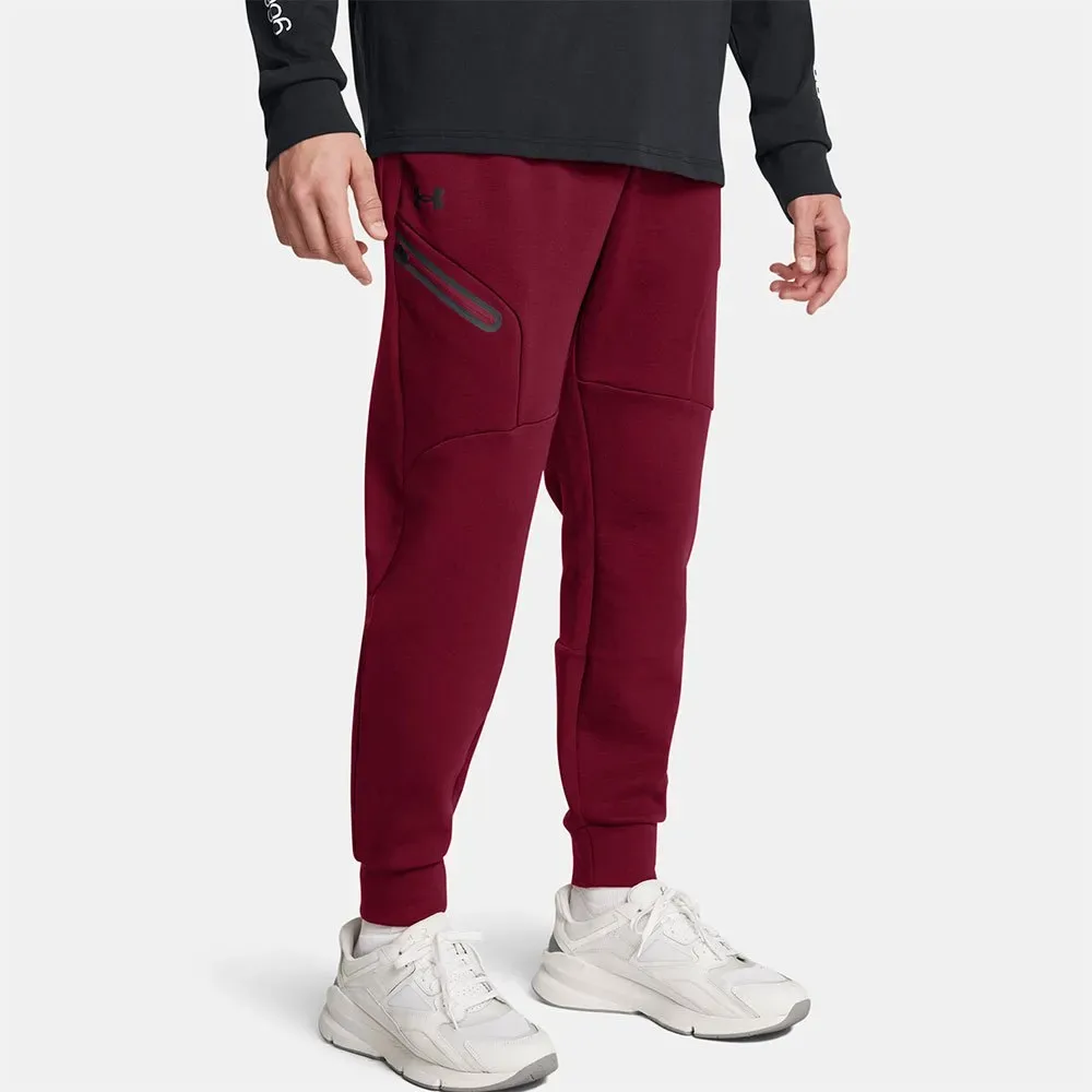 Joggers Unstoppable Fleece Eu Cardinal / Black L - Under armour - FashionsVida