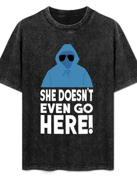Mean Girls Quote - She Doesn't Even Go Here! T-Shirt Thanksgiving Day Tee Top - Aliexpress - FashionsVida