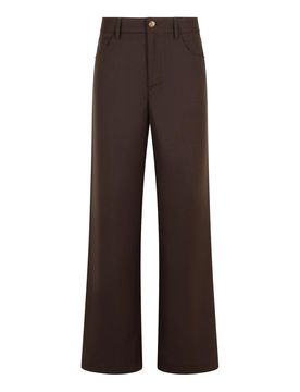 Pantaloni di miscela di lana jiro