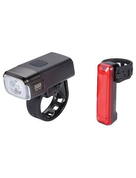 Juego de luces para bicicleta con batería NanoStrike 600 Combo BLS-165 incl. Rear Signal II negro