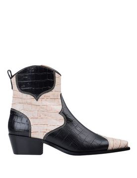 Botines de caña alta Mujer Negro 35,37,38 Mujer