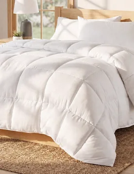Pieza Edredón acolchado de la serie de colección, relleno alternativo de plumón, esencial para el hogar y dormitorio, decoración de dormitorio, ro - Shein - FashionsVida
