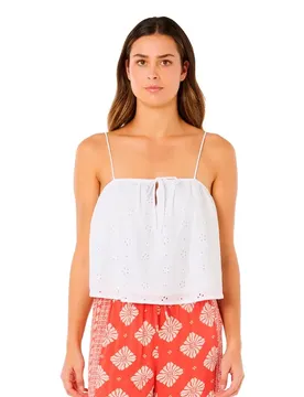 Blouse Sans Manches Oasis Broderie White M