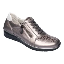 Komfort-Sneaker „Helga“ 42 silber
