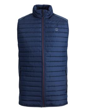 JACK & JONES Chaleco azul oscuro